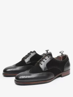 Chaussures habillées pour hommes Chaussures de mariage formelles en cuir à bout rond de qualité