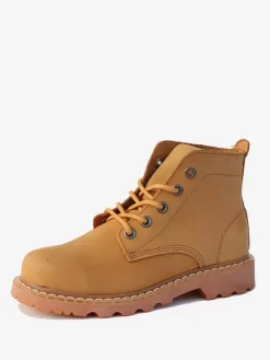 Chaussures Chaussures Homme Bottes de Travail Bottes Homme Cuir de Vachette Chic Noir
