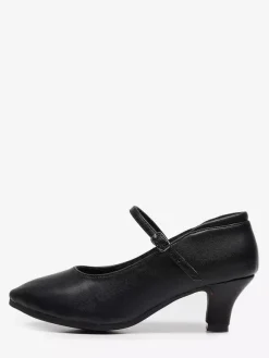 Chaussures de danse de salon pour femmes modèle Mary Jane à bout rond