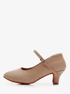 Chaussures de danse de salon pour femmes modèle Mary Jane à bout rond