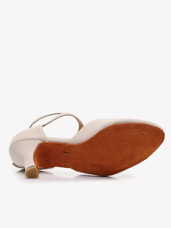 Chaussures de danse de salon pour femme talon gobelet