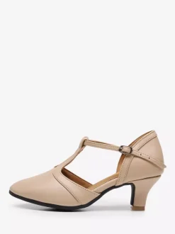 Chaussures de danse de salon pour femme talon gobelet