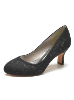 Chaussures de Mariées Femme avec Bout Rond en Cuir Synthétique avec Bout Rond Unicolore