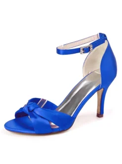 Chaussures de mariée talon haut boucle réglable