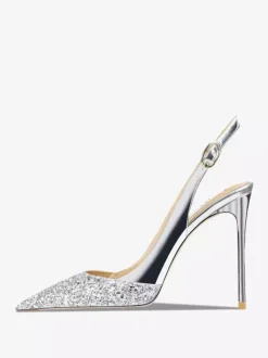 Chaussures de soirée pour femmes Chaussures de bal à talons hauts en patchwork pailleté
