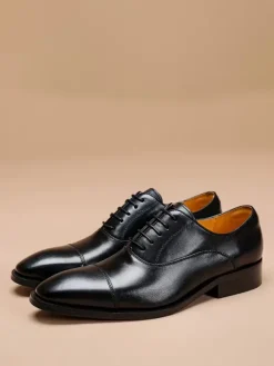 Chaussures Habillées Hommes Oxford Mariage Formelles Soirée À Bout Carré