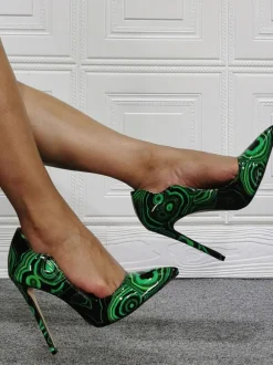 Chaussures habillées noires Talons hauts Chaussures de soirée à talons aiguilles