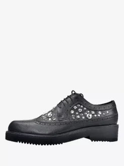 Chaussures habillées pour hommes fantastiques à bout rond en cuir de vache