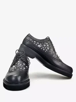 Chaussures habillées pour hommes fantastiques à bout rond en cuir de vache