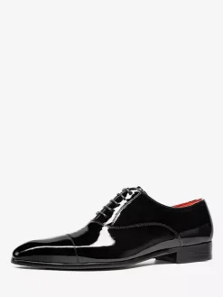 Chaussures habillées pour hommes chaussures Oxford à lacets et bout rapporté