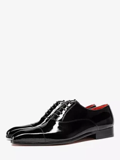 Chaussures habillées pour hommes chaussures Oxford à lacets et bout rapporté