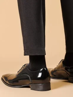 Chaussures habillées pour hommes en cuir PU Derby Prom Party Chaussures de mariage