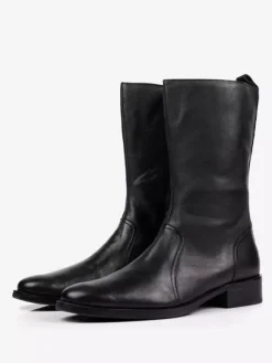 Chaussures Homme Bottes de Travail Bottines Simples Cuir de Vachette Classique Noir