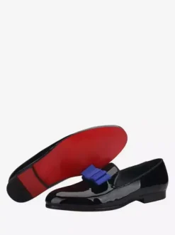Chaussures Mocassins Pour Hommes Vernis PU N艙ud Slip-On