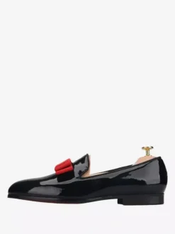 Chaussures Mocassins Pour Hommes Vernis PU N艙ud Slip-On