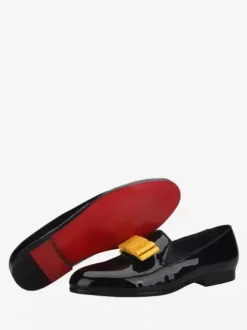 Chaussures Mocassins Pour Hommes Vernis PU N艙ud Slip-On