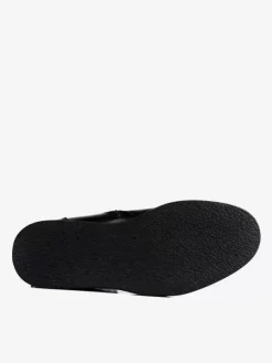 Chaussures Pour Hommes En Cuir De Vachette Chic Bottes Noires Boucle