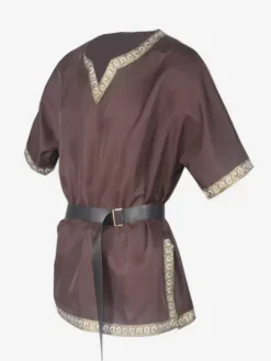 Chemise À Manches Courtes Col En V Rétro Rouge Vintage Homme Bourgogne