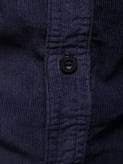 Chemise Homme En Coton Coupe Cintrée Décontractée À Manches Longues