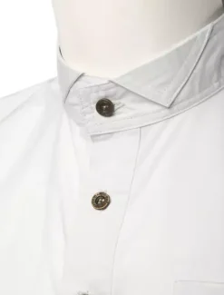 Chemise Opéra steampunk rétro en polyester blanc vintage Déguisements Halloween