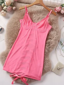 Chemise pour femme en polyester blanc découpé lingerie transparente