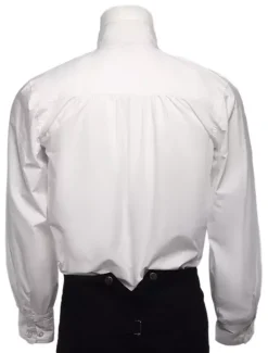 Chemise Opéra rétro blanche coton Déguisements Halloween