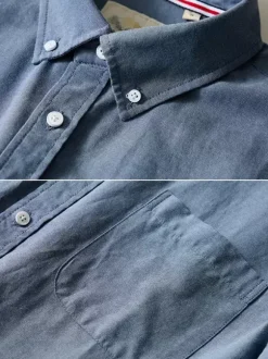 Chemises À Manches Longues Homme Grande Taille Mariage Boutonnée Coupe Cintré
