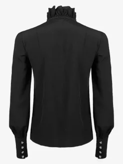 Chemises à volants pour hommes style Renaissance style steampunk gothique décontractées boutonnées manches longues