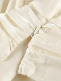 Chemisier dos nu froncé sans manches à col halter pour femme 2026