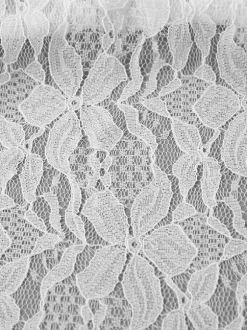 Chemisier femme en dentelle florale blanche - Haut élégant à volants et manches évasées - Collection Coquette Fairycore Printemps Soirée Clubwear 2026