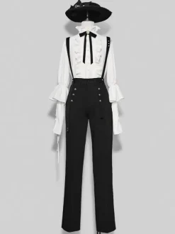 Chemisiers Gothiques Lolita Manches Longues Lolita Top Blouse