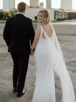 Châles de mariage en ivoire avec 艙illets en tulle et cache-c艙ur