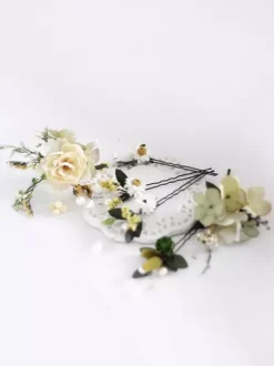 Coiffe de mariage accessoire pour cheveux en rayonne pour mariée
