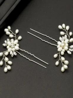 Coiffes Accessoires de cheveux en métal de mariage pour la mariée