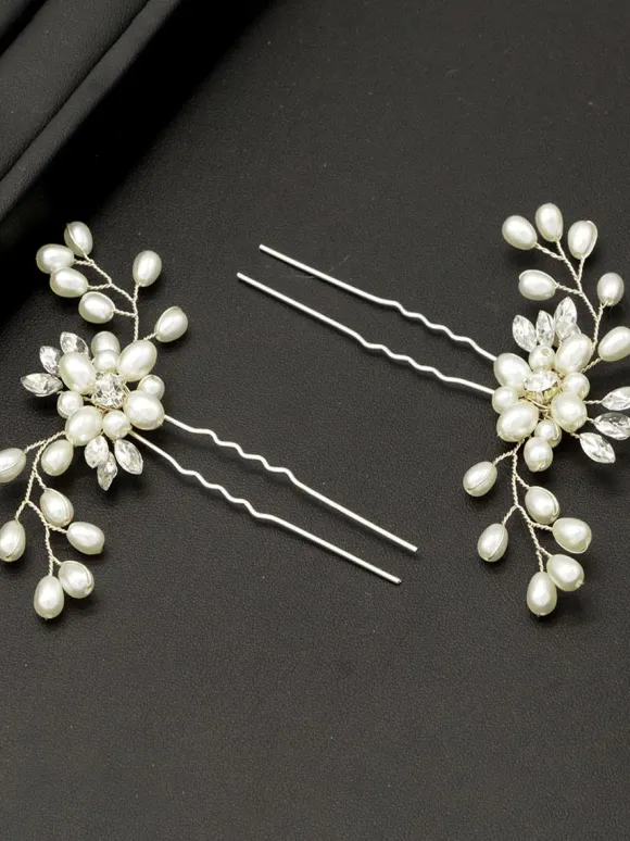 Coiffes Accessoires de cheveux en métal de mariage pour la mariée