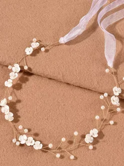 Coiffes de mariage Accessoires de cheveux en métal pour la mariée