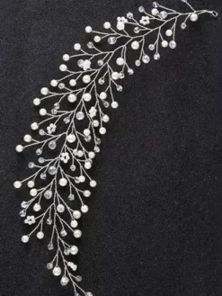 coiffure mariage or accessoire de cheveux soirée