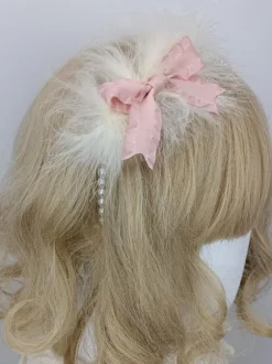 Coiffure Accessoires Mignonne Lolita Perles Bleues N艙uds Chapeaux Divers