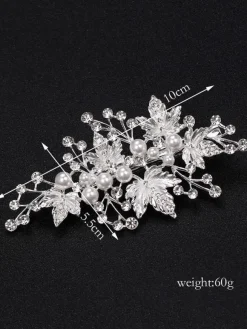 Coiffure de mariée accessoire de cheveux mariage