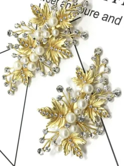 Coiffure de mariée accessoire de cheveux mariage