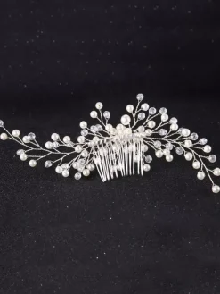 Coiffure mariage 2026 Chic Coiffure de mariage transparent de fiançailles Coiffure