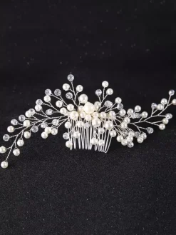 Coiffure mariage 2026 Chic Coiffure de mariage transparent de fiançailles Coiffure