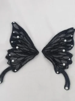 Coiffure Rococo Style Lolita Accessoires Perles Papillon Divers