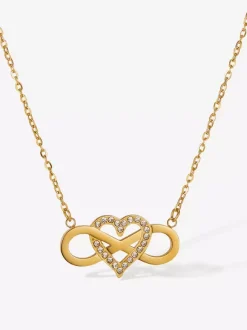 Collier délicat en forme de c艙ur pour femme 2026