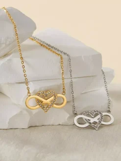 Collier délicat en forme de c艙ur pour femme 2026