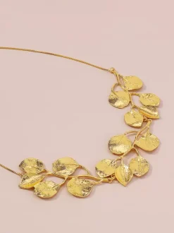 Collier en forme de feuille pour femme 2026