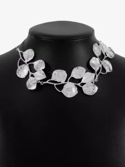 Collier en forme de feuille pour femme 2026