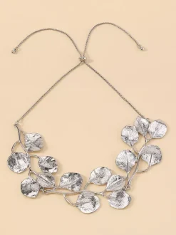 Collier en forme de feuille pour femme 2026