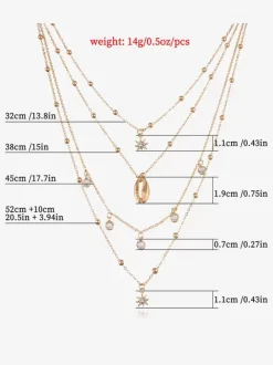 Collier Métal Vacances Ado Fille Femme Bijoux