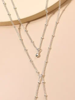 Collier simple pendentif boule collier minimaliste